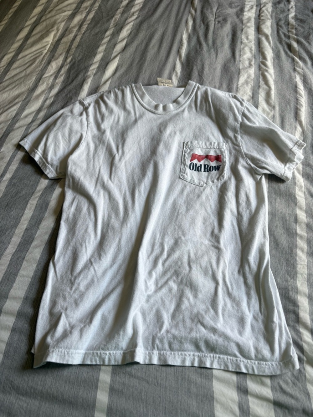 Men's White Pocket Logo T-Shirt